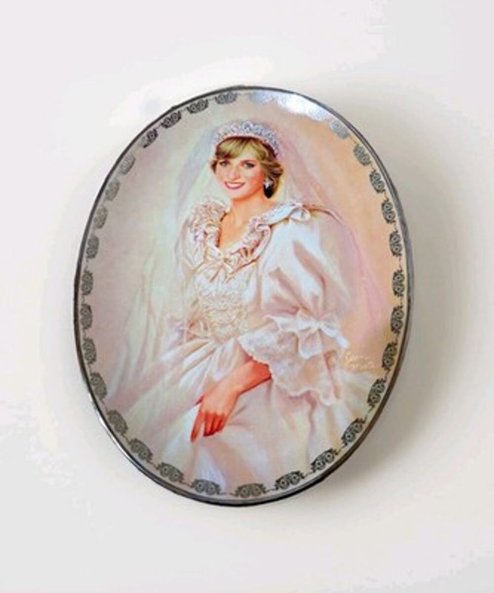 Princess Diana "The People's Princess" Collector Plate Bradford Exchange Oval